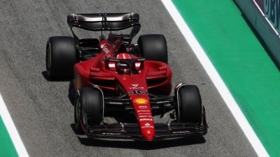 Spanish GP: Leclerc leads Mercedes' Russell and Hamilton in second practice