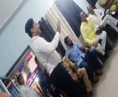 Traffic cop weeps after being roughed up by UP BJP MLA's men