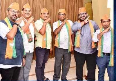 Goa's BJP spokespersons' Pushpa pose goes viral Goa's BJP spokespersons' Pushpa pose goes viral