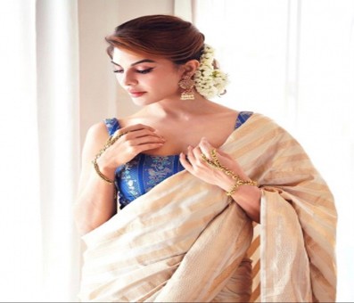 Post release of 'RaRaRakkamma' number from 'Vikrant Rona', Jacqueline dazzles in South look Post release of 'RaRaRakkamma' number from 'Vikrant Rona', Jacqueline dazzles in South look