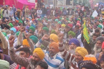 After Delhi, Punjab farmers gather on Chandigarh borders over demands After Delhi, Punjab farmers gather on Chandigarh borders over demands