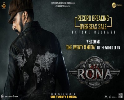 Salman Khan Films to present Sudeepa's 'Vikrant Rona' in north India Salman Khan Films to present Sudeepa's 'Vikrant Rona' in north India
