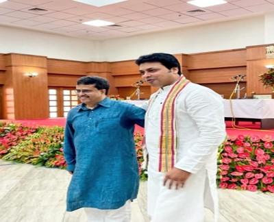 Manik Saha sworn-in as new Tripura CM Manik Saha sworn-in as new Tripura CM