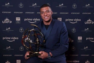 French League: PSG star Mbappe wins best player award for 3rd time