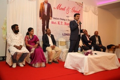 KTR seeks Indian diaspora's support for development of T'gana KTR seeks Indian diaspora's support for development of T'gana