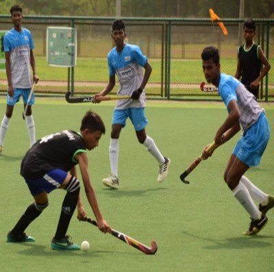 Sub-jr men's hockey nationals: Suraj Kumar scores 10 as Hockey Uttarakhand beat Gujarat 16-1 Sub-jr men's hockey nationals: Suraj Kumar scores 10 as Hockey Uttarakhand beat Gujarat 16-1