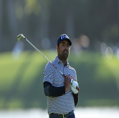 India's Lahiri shines on another tough day to earn title shot at Wells Fargo Championship