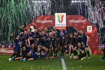 Inter Milan lift eighth Coppa Italia title after defeating Juventus 4-2 Inter Milan lift eighth Coppa Italia title after defeating Juventus 4-2