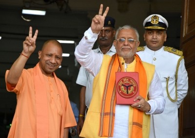 Yogi govt in UP presents state's largest Budget with an eye on 2024 polls Yogi govt in UP presents state's largest Budget with an eye on 2024 polls