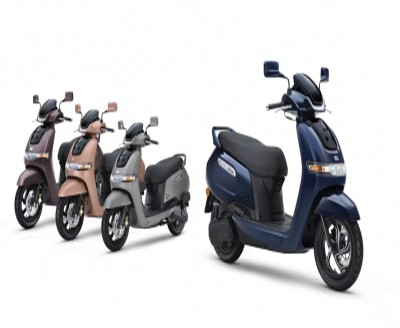 TVS Motor unveils new iQube electric scooter TVS Motor unveils new iQube electric scooter