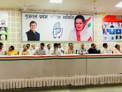 Guj Congress leaders offer to finalize city candidates well in advance Guj Congress leaders offer to finalize city candidates well in advance