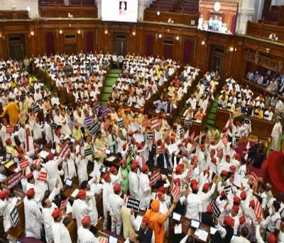 As UP Assembly goes paperless, MLAs fumble with tablets As UP Assembly goes paperless, MLAs fumble with tablets