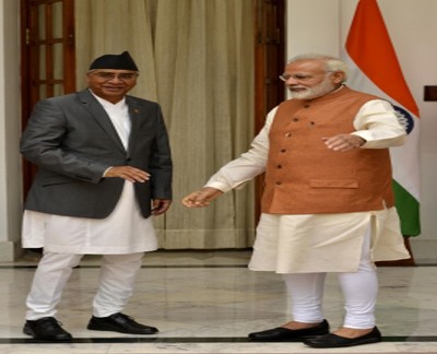 Our ties with Nepal are unparalleled, based on people-to-people contact: Modi Our ties with Nepal are unparalleled, based on people-to-people contact: Modi