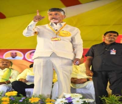 TDP Mahanadu: Naidu gives 'Quit Jagan, save AP' slogan