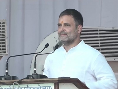 Rahul visits Rajasthan's Beneshwar Dham after 3-day Chintan Shivir