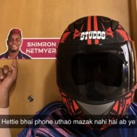 Shimron Hetmyer indicates he is back in Rajasthan Royals camp