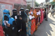 Polling underway for 94 seats in Bihar amid tight security Polling underway for 94 seats in Bihar amid tight security
