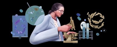 Google marks Indian cell biologist's 104th b'day with Doodle Google marks Indian cell biologist's 104th b'day with Doodle