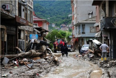 Bosnian capital struggles with flooding after heavy rainfall
