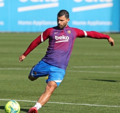 Big jolt for Barca as Sergio Aguero out for three months with possible heart complaint Big jolt for Barca as Sergio Aguero out for three months with possible heart complaint