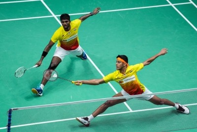 Hylo Open badminton: Satwik-Chirag advance to pre-quarters, Saina bows out