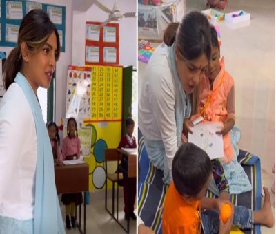 Priyanka Chopra visits Lucknow on UNICEF trip Priyanka Chopra visits Lucknow on UNICEF trip