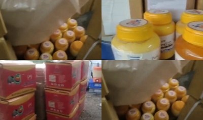 Over 1,000 kg duplicate ghee seized in Surat Over 1,000 kg duplicate ghee seized in Surat