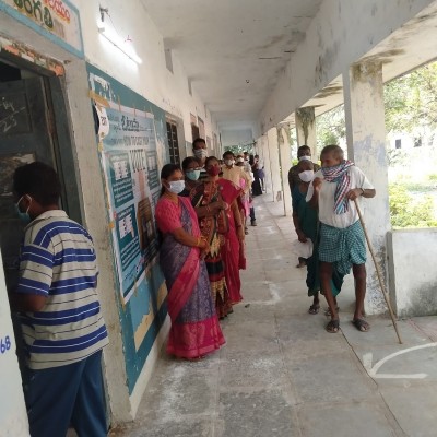 Munugode bypoll: Over 25% voting in four hours Munugode bypoll: Over 25% voting in four hours