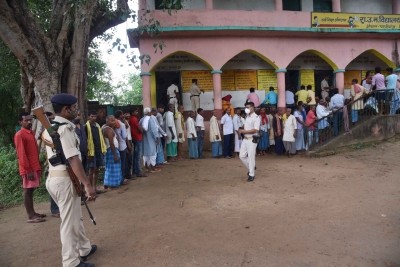 Bihar bypolls: 24.17% voter turnout till 11 am Bihar bypolls: 24.17% voter turnout till 11 am