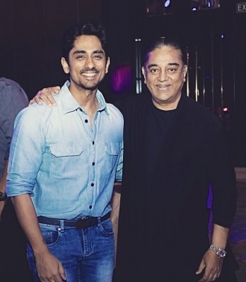 Actor Siddharth pens adorable b'day wish for Kamal Haasan, calls him 'guru' Actor Siddharth pens adorable b'day wish for Kamal Haasan, calls him 'guru'
