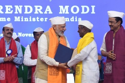 PM Modi presents honorary doctorates to musicians Ilayaraja, Sivaraman