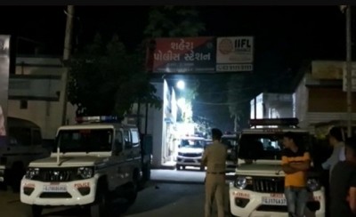 Tension in Panchmahal after Cong supporters attack man for lending car to BJP Tension in Panchmahal after Cong supporters attack man for lending car to BJP