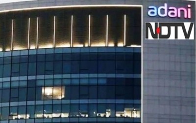 Adani takeover target NDTV scrip hits upper circuit Adani takeover target NDTV scrip hits upper circuit