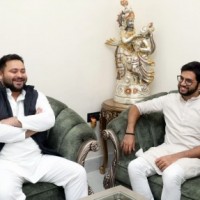 'No political discussions': Thackeray Jr. after meeting Bihar CM, DyCM