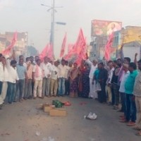 Celebrations in TRS camp after party wins Munugode bypoll