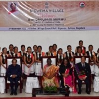 President Murmu visits Nagaland's popular Kigwema village