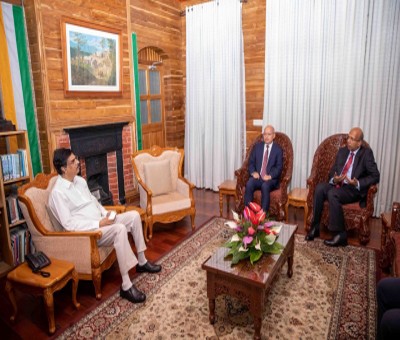 Indian Ambassadors to Myanmar, Slovakia meet Mizoram Governor