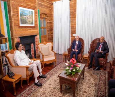 Indian Ambassadors to Myanmar, Slovakia meet Mizoram Governor Indian Ambassadors to Myanmar, Slovakia meet Mizoram Governor