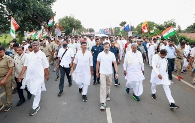 Bharat Jodo Yatra: Rahul Gandhi meets ostracised Dalit family in K'taka