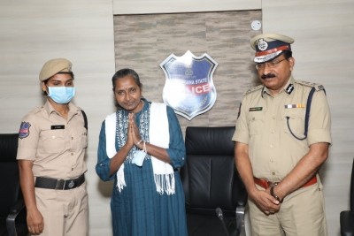 Top woman Maoist leader surrenders before Telangana DGP