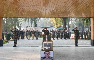 Army pays tributes to braveheart Rifleman Kulbushan Manta Army pays tributes to braveheart Rifleman Kulbushan Manta