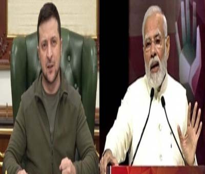 PM Modi speaks to Ukraine President Zelenskyy