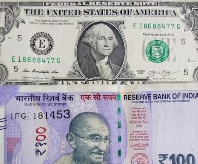 Rupee falls 49 paise against US dollar