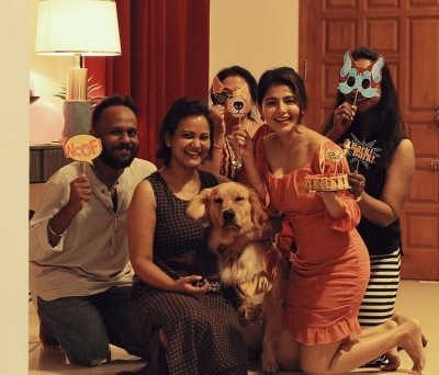 Iswarya Menon celebrates her pet's b'day, says dogs are precious