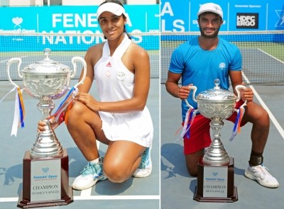 Manish, Vaidehi crowned champions at National Tennis Championship