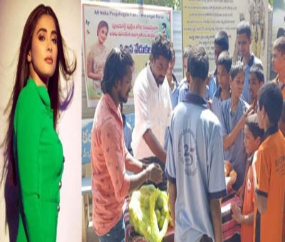 Fans feed specially-abled kids, donate fodder for 111 cows on Pooja Hegde's b'day
