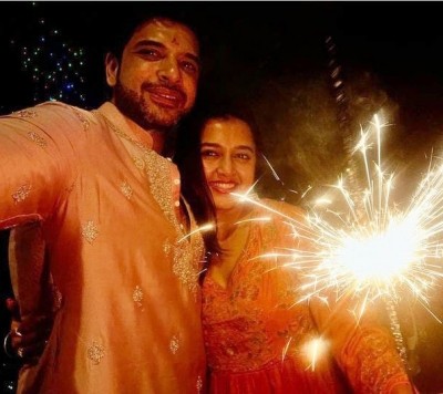 Tejasswi shares adorable Diwali pictures with Karan