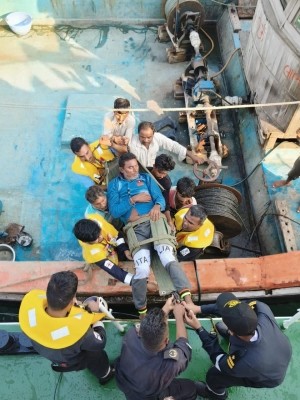 Guj fisherman suffering paralytic attack from high seas rescued