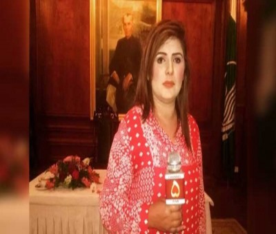 Female reporter crushed to death after falling from Imran's container during long march