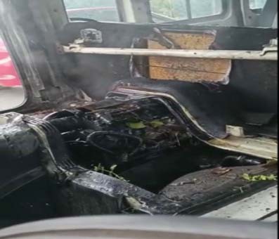 Soldiers rescue 6 from burning car in Assam Soldiers rescue 6 from burning car in Assam